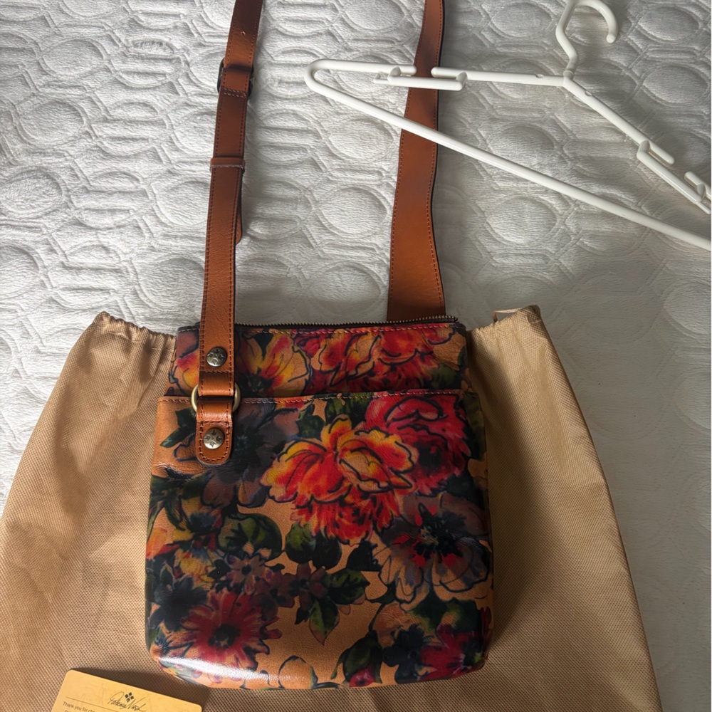 Patricia Nash Multicolor Floral Crossbody Bag